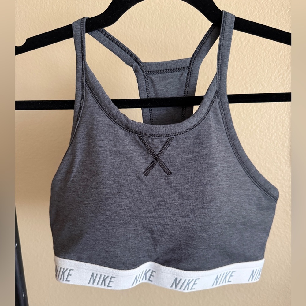 Nike Charcoal Gray sports bra